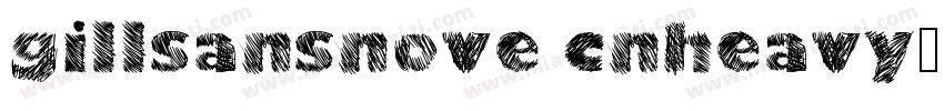 gillsansnove cnheavy字体转换